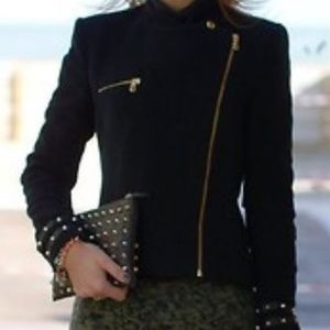 Black Studded Women's Jacket